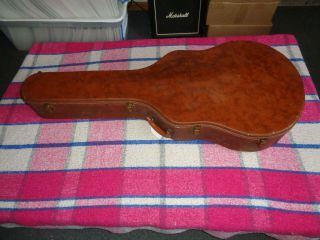 1959 Gibson 400 Hard Case Brown W/pink & Very Rare