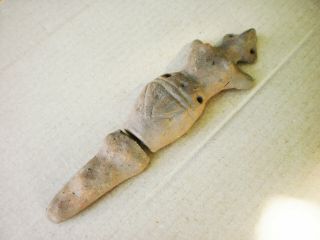 Ancient Rare Ceramic Female Figurine Cucuteni Trypillian Culture 5 - 3 Century Bc