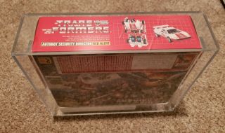 Transformers Hasbro G1 Red Alert AFA 85 NM,  Rare 6