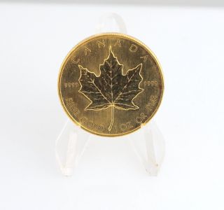 Rare 1985 1 oz Maple Leaf Gold Coin $50 Canadian Fifty Dollars Bullion Canada 5