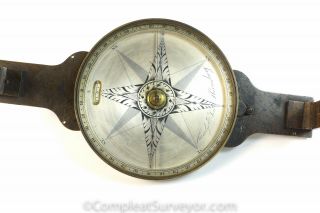 Circa 1815 Heisely & Son Surveyor ' s Compass - Unique Design Features 10