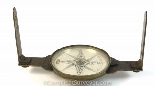 Circa 1815 Heisely & Son Surveyor ' s Compass - Unique Design Features 4