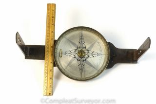 Circa 1815 Heisely & Son Surveyor ' s Compass - Unique Design Features 6