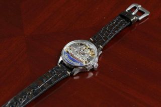 Vintage Iwc Schaffhausen Skeleton Pocket Watch Movement