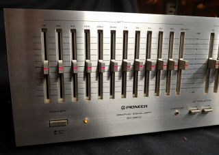 Pioneer SG - 9800 12 Band Graphic Equalizer,  Vintage Hi - Fi 4