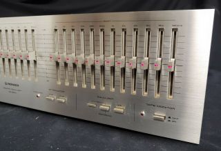 Pioneer SG - 9800 12 Band Graphic Equalizer,  Vintage Hi - Fi 5