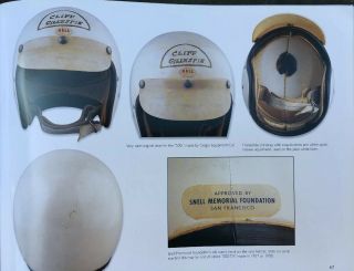 Vintage 50s Bell 500 - TX Motorcycle Auto Racing Toptex Helmet 12