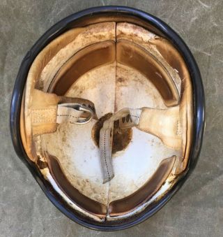 Vintage 50s Bell 500 - TX Motorcycle Auto Racing Toptex Helmet 8