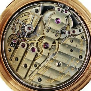 unsign patek philippe quarter repeater pocket watch movement /Tiffany 4