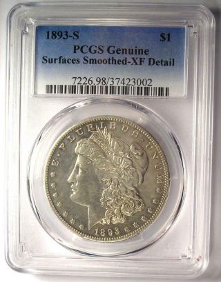1893 - S Morgan Silver Dollar $1 - Certified PCGS XF Details (EF) - Rare Key Coin 2