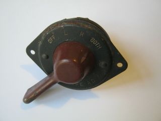 Ww2 Wwii Aircraft American Aaf Magneto Switch Type A - 8 P - 40