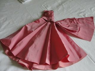 Vintage Cissy Madame Alexander Doll 20 " Full Length Pink Gown Rhinestone