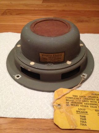 Vintage Western Electric 755a Full Range Speaker 