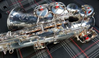 Henri Selmer Paris Mark VI legendary pro alto saxophone in RARE silver plate mk6 3