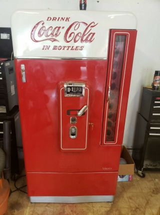 Vendo 110 Coca Cola Vending Machine Antique Coke Machine