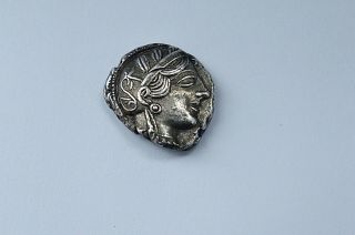 Ancient Athens Greece Athena Owl Tetradrachm Coin 2
