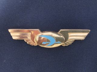Vintage Frontier Airline Aircrew Pilot Wings Pin 1960’s 1960s 60s