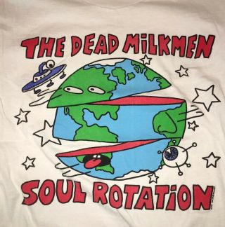 The Dead Milkmen Soul Rotation T Shirt Punk Rock Rap Tee Vintage Single Stitch