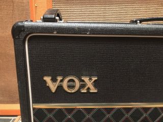 Vintage 1975 Vox AC30 TB Top Boost 2x12 Amplifier w/ Silver Vox Celestion Alnico 2