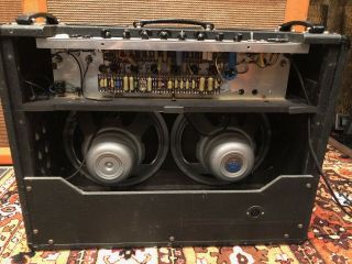 Vintage 1975 Vox AC30 TB Top Boost 2x12 Amplifier w/ Silver Vox Celestion Alnico 7