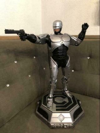 Extremely Rare Robocop Le Of 600 Big Figurine Statue Signed By Paul Verhoeven