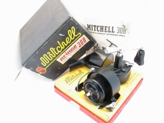 Vintage Mitchell 308 Prince Spinning Reel.  Ultra - Lite Fishing Reel