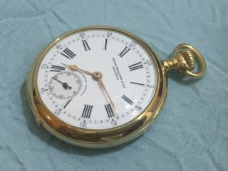 Vintage Patek Philippe Chronometre Gondolo In Solid Gold 18k Case