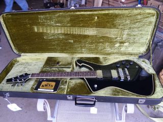 Vintage 1978 Ibanez Iceman Black Electric Guitar Rare