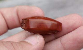CHINESE HEDIAO CARVED PEACH STONE BOAT QING DYNASTY 19TH CENTURY 9