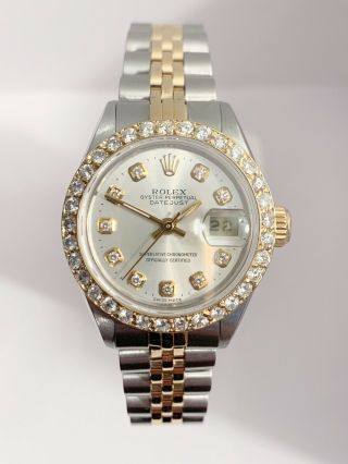 Rolex Ladies Datejust 26mm Stainless Steel/yellow Gold 6917