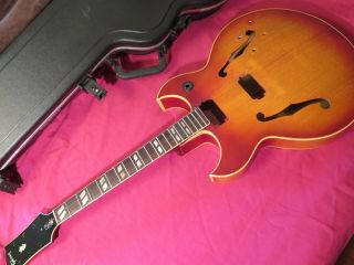 Vintage 1963 Gibson Barney Kessel Archtop Wood Only Ez - Project