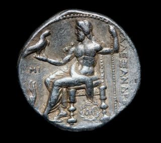 Ancient Greek Silver Alexander the Great Tetradrachm Coin. 3