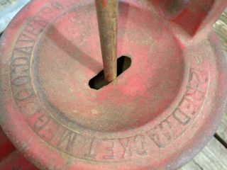 Vintage Water Pump Cast Iron Number 2 Red Jacket Hand Water Well Pump. 4