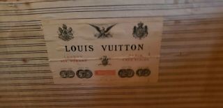 Vintage Louis Vuitton Steamer Trunk LARGE 8