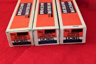 Lionel Rare Overstamped Boxes 2442 2443 For 1946 224 Train Set Vintage