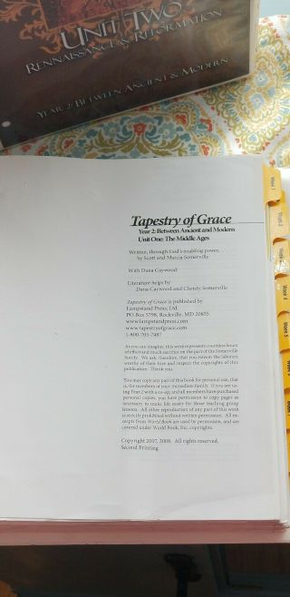 Tapestry of Grace Year 2 Between Ancient & Modern 3