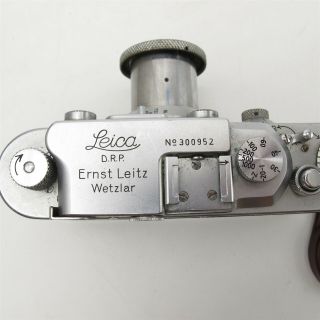 Vtg Leica IIIA 1938 Rangefinder camera & 5cm F/3.  5 Lens Germany made great 5
