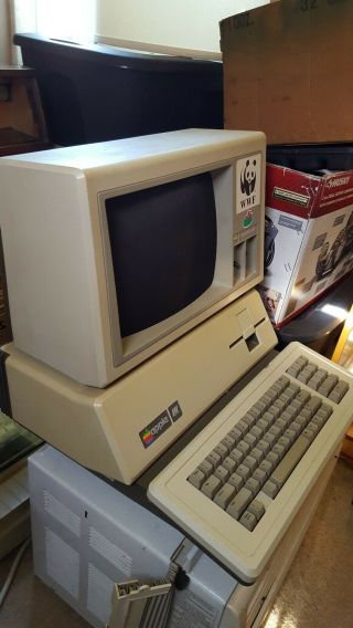 RARE - Vintage Apple III Computer with Apple III Plus Upgrade incl.  Printer etc. 12