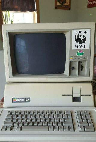 Rare - Vintage Apple Iii Computer With Apple Iii Plus Upgrade Incl.  Printer Etc.