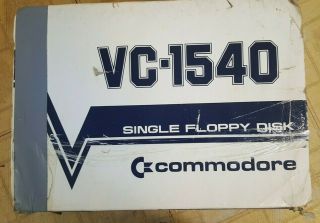 Rare Vintage Commodore 1540 Floppy Drive - And W/package