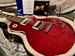 Rare Slash Gibson Les Paul Standard Rosso Corsa “italian Red” Custom Traditional