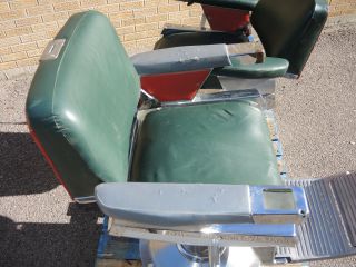 Vintage Art Deco Chrome Takara Belmont Barber Chair Very CoOL Chairs 10
