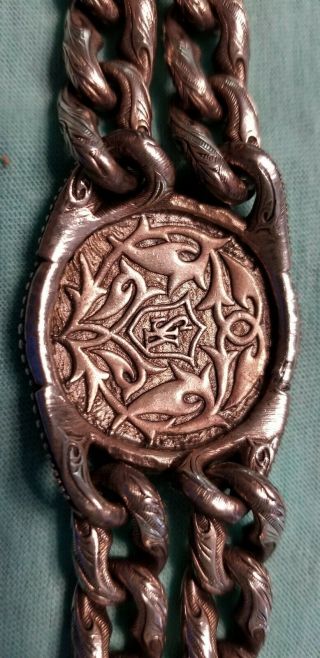Scott Kay Bracelet RARE Sterling Silver 18K Gold Cross Viking Masterpiece Tribal 7
