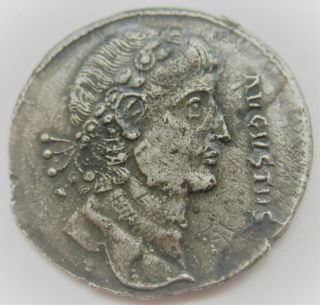 Unresearched Ancient Roman Silver Coin 32mm