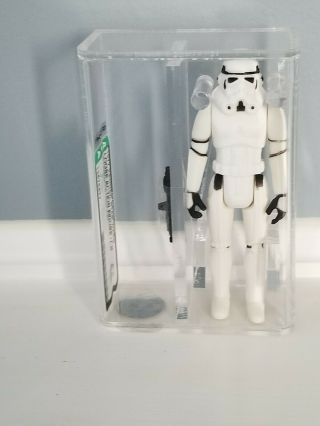 Star Wars Vintage 1977 Stormtrooper Afa 85 China Coo Archival Case Awesome