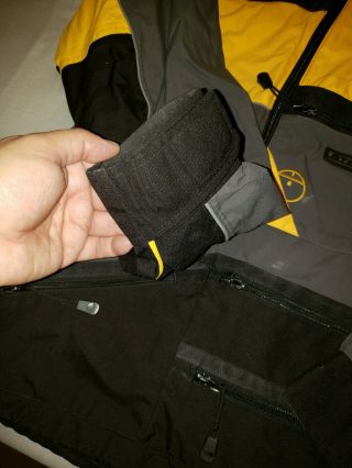 The North Face Men ' s Vintage Steep Tech Jacket Yellow Black Grey Size XL 11