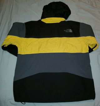 The North Face Men ' s Vintage Steep Tech Jacket Yellow Black Grey Size XL 2