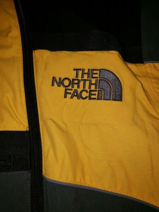 The North Face Men ' s Vintage Steep Tech Jacket Yellow Black Grey Size XL 3