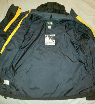 The North Face Men ' s Vintage Steep Tech Jacket Yellow Black Grey Size XL 8