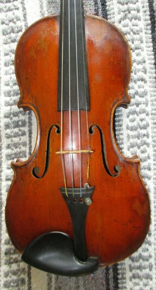 Rare Fine Old Antique 1760 Vintage Italian Master Anselmo Bellosio 4/4 Violin 11